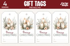 candles gift tags
