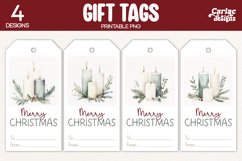 candles gift tags