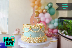 Candles layered numbers Product Image 3