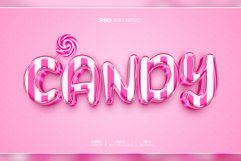 Candy 3D editable text effect Product Image 1