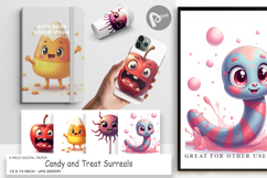 Digital Paper Candy and Treat Surreals Product Image 1