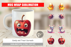 Mug Wrap Candy and Treat Surreals Product Image 1