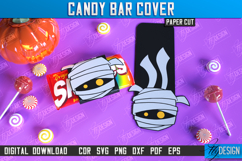 Candy Bar Cover Paper Cut Bundle, Halloween Trick or Treat Product Image 14