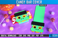 Candy Bar Cover Paper Cut Bundle, Halloween Trick or Treat Product Image 9