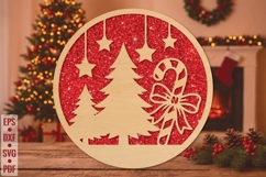 Candy Cane &amp; Christmas Tree SVG Product Image 1
