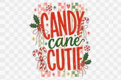 Candy Cane Cutie Baby Kids Christmas Sublimation png Product Image 1