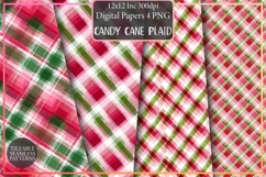 Holiday Checkered Backgrounds | Festive Scrapbook Patterns Product Image 1