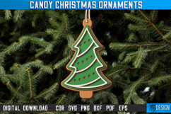 Christmas Candy Ornament Laser Cut Bundle,Christmas Tree Toy Product Image 9
