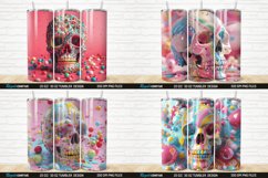 3D Candy Coated Skull Tumbler Bundle Product Image 4