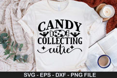 Candy Collecting Cutie SVG - Halloween Design Product Image 1