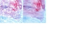 Candy Color Watercolor Digital Papers Glitter Background Product Image 5