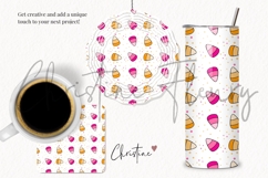 Candy Corn Halloween Pattern | Cute Halloween Digital Paper Product Image 3