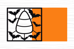 Candy Corn Bat Halloween SVG Design Product Image 3