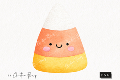 Cute Halloween Candy Corn Clipart | Halloween PNG Product Image 1