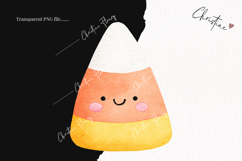 Cute Halloween Candy Corn Clipart | Halloween PNG Product Image 2