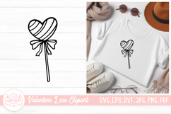Candy Outline SVG Element For Valentines Day Clipart Product Image 1