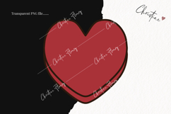 Retro Valentine Clipart | Valentine's Day PNG Product Image 2