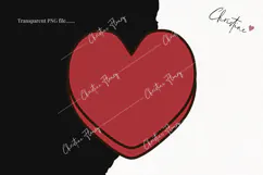 Retro Valentine Clipart | Valentine's Day PNG Product Image 2