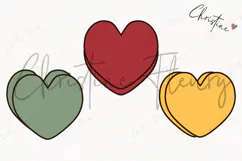 Retro Valentine Clipart | Valentine's Day PNG Product Image 3