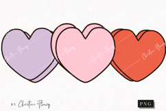Retro Valentine Clipart | Valentine's Day PNG Product Image 1