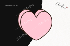Retro Valentine Clipart | Valentine's Day PNG Product Image 2