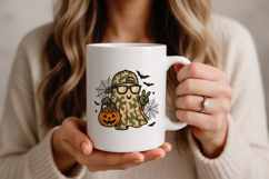 Candy Hunter Ghost Cute Halloween Camouflage Ghost PNG Product Image 3