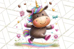 Candy Kingdom Clipart, Candy Castle PNG, Sweet Fantasy Product Image 5