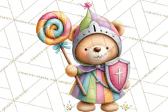 Candy Kingdom Clipart, Candy Castle PNG, Sweet Fantasy Product Image 4