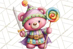 Candy Kingdom Clipart, Candy Castle PNG, Sweet Fantasy Product Image 5