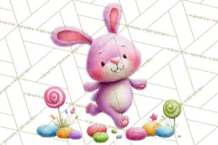 Candy Kingdom Clipart, Candy Castle PNG, Sweet Fantasy Product Image 2