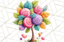 Candy Kingdom Clipart, Candy Castle PNG, Sweet Fantasy Product Image 5