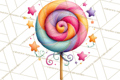 Candy Kingdom Clipart, Candy Castle PNG, Sweet Fantasy Product Image 2