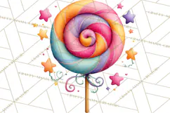 Candy Kingdom Clipart, Candy Castle PNG, Sweet Fantasy Product Image 2