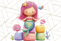 Candy Kingdom Clipart, Candy Castle PNG, Sweet Fantasy Product Image 3