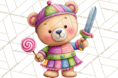 Candy Kingdom Clipart, Candy Castle PNG, Sweet Fantasy Product Image 3