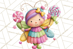 Candy Kingdom Clipart, Candy Castle PNG, Sweet Fantasy Product Image 3