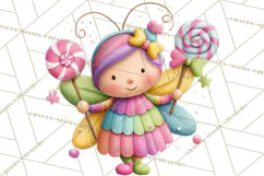 Candy Kingdom Clipart, Candy Castle PNG, Sweet Fantasy Product Image 3