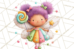 Candy Kingdom Clipart, Candy Castle PNG, Sweet Fantasy Product Image 4