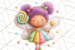 Candy Kingdom Clipart, Candy Castle PNG, Sweet Fantasy Product Image 4