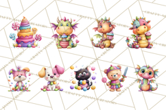 Candy Kingdom Clipart, Candy Castle PNG, Sweet Fantasy Product Image 7