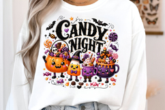 Candy Night Cute Halloween Treats PNG Product Image 2