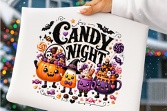 Candy Night Cute Halloween Treats PNG Product Image 4