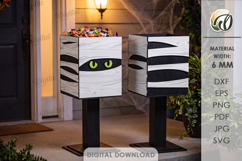 Halloween Porch Candy Holders Bundle Lasercut. Halloween SVG Product Image 13