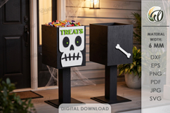Halloween Porch Candy Holders Bundle Lasercut. Halloween SVG Product Image 11