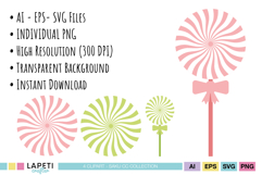 christmas candy swirl clipart svg png