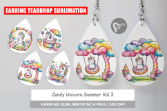 Earring Candy Unicorn Summer Product Image 1