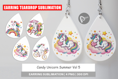 Earring Candy Unicorn Summer Product Image 1