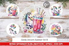 Wind Spinner Candy Unicorn Summer Product Image 1