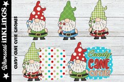 Candy Cane Cutie-Christmas Gnomes Sublimation Clipart Product Image 1