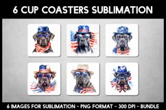 Patriotic Animals Cup Coasters I Patriotic Cup Coasters Product Image 7
